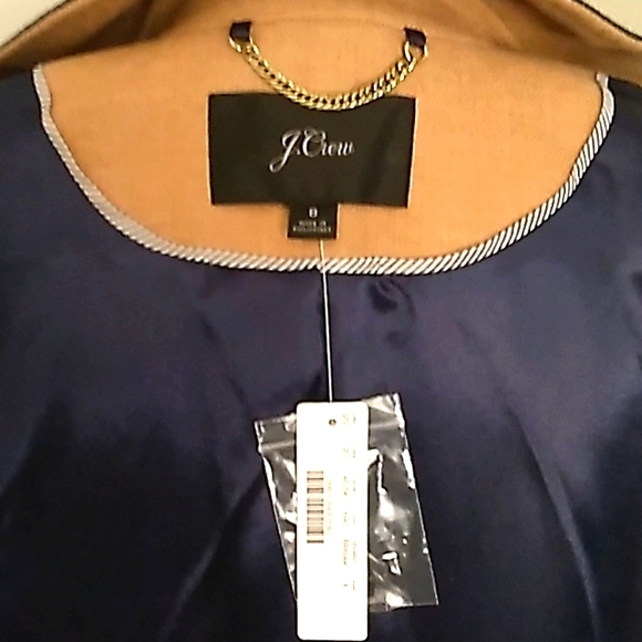 NWT - J. Crew Wool Pea Coat -  Size 8 - Picture 7 of 12